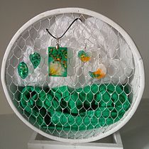 Mi proyecto del curso: Diseño de joyería en resina. Un progetto di Design di accessori, Artigianato, Design di gioielli e DIY di Maria del Castillo Romero Muñoz - 18.10.2022