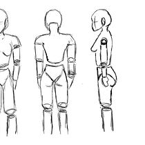 Mi proyecto del curso: Dibujo anatómico para principiantes. Fine Arts, Sketching, Pencil Drawing, Drawing, Realistic Drawing, and Figure Drawing project by rosangelicsnb - 10.17.2022