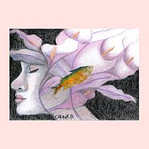Mi proyecto del curso: Retrato creativo en claroscuro con lápiz. Un projet de Illustration traditionnelle, Dessin au cra, on, Dessin de portrait, Dessin artistique, Dessin aux cra , et ons de couleur de Matilde Chavez - 19.10.2022