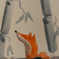 My project for course: Watercolor Illustration with Japanese Influence. Traditional illustration, Drawing, and Watercolor Painting project by Emma Miller - 10.19.2022