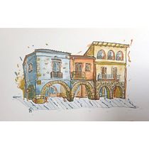 Mi proyecto del curso: Dibujo arquitectónico expresivo con marcadores de colores. Sketching, Drawing, Architectural Illustration, Sketchbook & Ink Illustration project by mayariera1 - 10.19.2022
