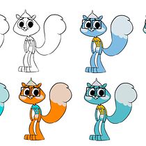 Meu projeto do curso: Design de personagens para animação com Photoshop. Animation, Character Design, and Character Animation project by alexiapanella - 10.19.2022