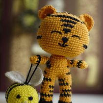 My project for course: Amigurumi: Learn to Crochet People. Arts, Crafts, To, Design, Fiber Arts, Crochet, Amigurumi, and Textile Design project by Aivilė Gintarytė - 10.13.2022