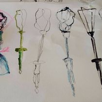 My project for course: Illustration Techniques to Unlock your Creativity. Projekt z dziedziny Design, Trad, c, jna ilustracja,  Sztuki piękne,  Malarstwo, Kreat, wność, Kreat, wne zabaw, z dziećmi i Sketchbook użytkownika miriam_885678 - 19.10.2022