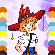 Meu projeto do curso: Design de personagens para animação com Photoshop "Glow wizard". Animation, Character Design, Character Animation, and Traditional illustration project by Julia Montenegro - 10.19.2022