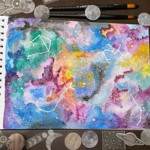 Meu projeto do curso: Técnicas modernas de aquarela. Un progetto di Illustrazione tradizionale, Belle arti, Pittura e Pittura ad acquerello di gabrielamarilyne - 20.10.2022