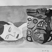 My project for course: Introduction to Illustration with India Ink. Ilustração tradicional, Artes plásticas, Desenho e Ilustração com tinta projeto de lakeside339-web - 18.10.2022