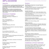 My project for course: Resumes for Creatives: Craft Your CV and Cover Letter. Consultoria criativa, Desenvolvimento de portfólio, Comunicação, e Business projeto de Maria Jimena Bellina - 20.10.2022