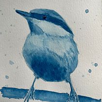 Meu projeto do curso: Técnicas expressivas de aquarela para ilustração de pássaros. Traditional illustration, Watercolor Painting, Realistic Drawing, and Naturalistic Illustration project by Patricia Pereira - 10.16.2022