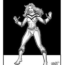 Mi proyecto del curso: Diseño de personajes femeninos para cómics. Character Design, Comic, and Drawing project by Carlos Cardozo - 10.20.2022
