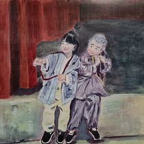 Mon projet du cours : Portrait expressif à l'huile : explorez la technique alla prima. Un projet de Beaux Arts, Peinture , et Peinture à l'huile de Virginie - 20.10.2022