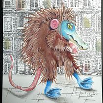 Mein Abschlussprojekt für den Kurs: Kreative Illustrationstechniken mit Gouache. Traditional illustration, Character Design, Fine Arts, Painting, Children's Illustration, Gouache Painting, and Picturebook project by wilbrecht1808 - 10.20.2022