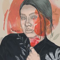 Mi proyecto del curso: Retrato ilustrado con Procreat. Ilustração tradicional, Ilustração vetorial, Ilustração digital, e Desenho de retrato projeto de Carlos Lionel Surubí Ribera - 21.10.2022