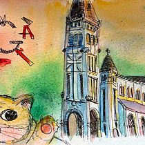 My project for course: Artistic Watercolor Sketching: Dare to Express Your Ideas. Traditional illustration, Sketching, Creativit, Drawing, Watercolor Painting, and Sketchbook project by NGUYEN SIMONE - 10.18.2022