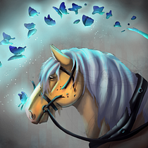 Mein Abschlussprojekt für den Kurs: Digitale Fantasy-Tierillustration für Anfänger. Traditional illustration, Drawing, Digital Illustration, Digital Drawing, and Digital Painting project by Ines Dee - 10.21.2022