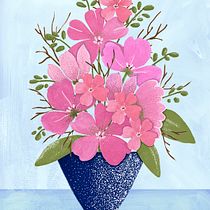My project for course: Floral Illustration with Gouache Paint. Un projet de Illustration numérique, Illustration botanique , et Peinture gouache de Edita Brus - 21.10.2022
