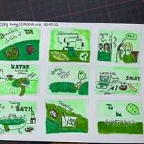 Mein Abschlussprojekt für den Kurs: Illustriertes Tagebuch: Tägliche bewusste Übung. Fine Arts, Sketching, Creativit, Drawing, and Sketchbook project by Heike Hoffmann - 10.21.2022