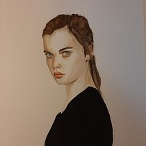 Mi proyecto del curso: Retrato en acuarela a partir de una fotografía. Traditional illustration, Watercolor Painting, and Portrait Drawing project by acabmun - 10.21.2022