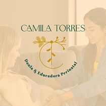 Projeto Final: Identidade Visual para Doula Camila Torres. Un projet de Design , Br, ing et identité, Design graphique , et Création de logos de Larissa Cerqueira Gomes - 10.10.2022
