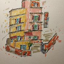 Il mio progetto del corso: Disegno architettonico espressivo con pennarelli colorati. Sketching, Drawing, Architectural Illustration, Sketchbook & Ink Illustration project by Mario Tommasini - 10.21.2022