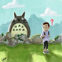 Principios de iluminación para pintura digital: Quien anda ahí? / Who's there?. Traditional illustration, Digital Illustration, and Digital Painting project by Gabriel Ramirez Giraldo - 10.22.2022