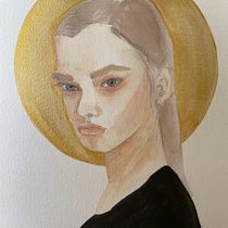 Il mio progetto del corso: Ritratto ad acquerello a partire da una fotografia. Traditional illustration, Watercolor Painting, and Portrait Drawing project by Assunta Maria - 10.22.2022