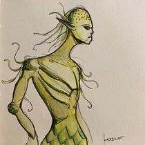 Mi proyecto del curso: esbozos de criaturas marinas. Ilustração tradicional, Criatividade, Desenho, e Sketchbook projeto de j_morenofernandez - 22.10.2022