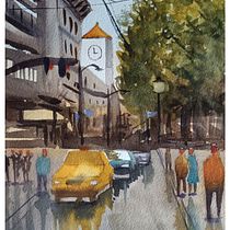Il mio progetto del corso: Paesaggi urbani ad acquerello. Un progetto di Belle arti, Pittura ad acquerello e Illustrazione architettonica di Laura Scuriatti - 22.10.2022