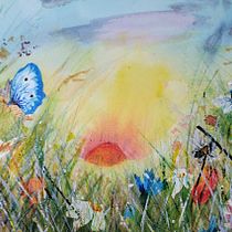 My project for course: Illustrating the Natural World with Watercolor and Charcoal. Traditional illustration, Painting, and Naturalistic Illustration project by Edit Mason - 01.04.2023