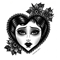 Meu projeto do curso: Desenho de tatuagem blackwork. Projekt z dziedziny Trad, c, jna ilustracja, Ilustracja c, frowa i Projektowanie tatuaż użytkownika cristtynah21 - 07.10.2022