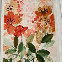 Mi proyecto del curso: Acuarela floral: conecta con la naturaleza. Ilustração tradicional, Pintura, Pintura em aquarela e Ilustração botânica projeto de Isabel Rivera - 23.10.2022
