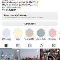 Mi proyecto del curso: Estrategia de marca en Instagram. Social Media, Digital Marketing, Mobile Marketing, Instagram, Communication, Instagram Marketing, Br, and Strateg project by Andrea M. Rodriguez Garcia - 10.23.2022