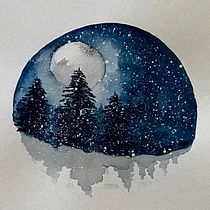 My project for course: Modern Watercolor Techniques. Un progetto di Illustrazione tradizionale, Belle arti, Pittura e Pittura ad acquerello di b_s - 23.10.2022