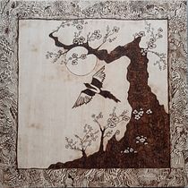 Il mio progetto del corso: Pirografia da zero: tecniche di incisione a fuoco su legno. Traditional illustration, Arts, Crafts, and DIY project by sere80 - 10.24.2022