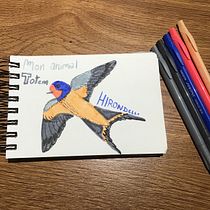 Mon projet du cours : Journal intime illustré - pratiquez au quotidien la pleine conscience. Fine Arts, Sketching, Creativit, Drawing, and Sketchbook project by laurence_yerna - 10.23.2022