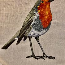 Mon projet du cours : Peindre avec du fil : techniques d’illustration textile. Ilustração tradicional, Bordado, e Design têxtil projeto de valerie.vilette.mail - 23.10.2022