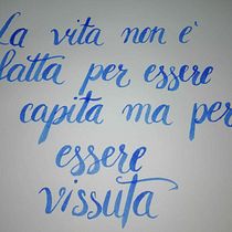 Il mio progetto del corso: Scrittura italica con brush pen Ein Projekt aus dem Bereich Kalligrafie von secste75 - 23.10.2022