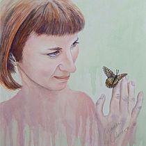 My project for course: Expressive Watercolor Portraits. Un progetto di Illustrazione tradizionale, Belle arti, Pittura, Pittura ad acquerello e Disegno di ritratti di Marisa Cabrera - 24.10.2022