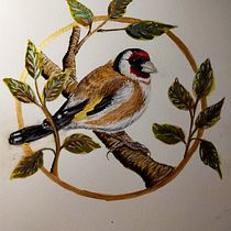 Mi proyecto del curso: Acuarela con lo detalles en filigrana y toques metálicos. Traditional illustration, Painting, Watercolor Painting, Botanical Illustration, Naturalistic Illustration, and Decorative Painting project by Angelika Villalta Soto - 10.28.2022