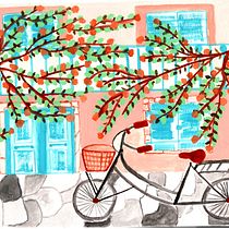 Mi proyecto del curso: Técnicas de gouache para ilustración en sketchbook. Traditional illustration, Sketching, Creativit, Drawing, Watercolor Painting, Sketchbook, and Gouache Painting project by Yesica Anaya - 10.24.2022