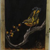 My project for course: Classical Oil Painting for Naturalist Bird Portraiture. Fine Arts, Painting, Oil Painting, and Naturalistic Illustration project by rcandido_adm - 10.28.2022