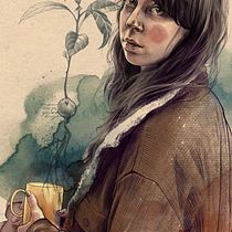 Illustrated Portraits with Procreate: drawing my best friend. Ilustração tradicional, Ilustração digital, e Desenho de retrato projeto de zsuzsa.fabri - 25.10.2022