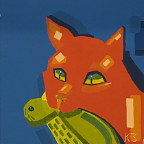 My project for course: Stylized Acrylic Painting: Explore Color and Shape. Painting, Acr, and lic Painting project by karin_614310 - 10.25.2022