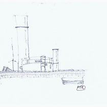 My project for course: Expressive Architectural Sketching with Colored Markers. Een project van  Schetsen,  Tekening,  Architecturale illustratie, Sketchbook y  Illustratie met inkt van Mark - 25.10.2022