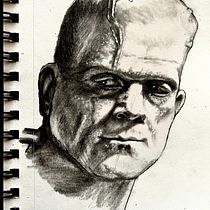 My project for course: Portrait Sketchbooking: Explore the Human Face. Un proyecto de Bocetado, Dibujo, Dibujo de Retrato, Dibujo artístico y Sketchbook de Katie Briggs - 24.10.2022