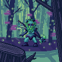Il mio progetto del corso: Introduzione al character design in pixel art. Un progetto di Character design, Videogiochi, Pixel art e Progettazione di videogiochi di Eleonora Piccinini - 25.10.2022