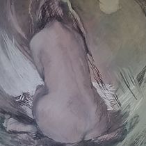 My project for course: Contemporary Drawing of the Human Figure. Een project van Traditionele illustratie,  Beeldende kunst,  Tekening,  Acr, lschilderij, Anatomisch tekenen y  Artistieke tekening van Meta - 25.10.2022