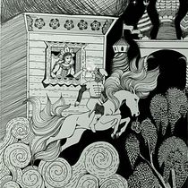 My project for course: Fairy-Tale Illustration with Pen and Ink. Drawing, Artistic Drawing & Ink Illustration project by arienai - 10.22.2022