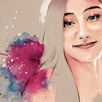 My project for course: Illustrated Portraits with Procreate. Ilustração tradicional, Ilustração vetorial, Ilustração digital, e Desenho de retrato projeto de klo412 - 25.10.2022