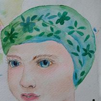 Mi proyecto del curso: Retrato ilustrado en acuarela. Un projet de Illustration traditionnelle, Beaux Arts, Peinture, Dessin, Aquarelle, Dessin de portrait , et Dessin artistique de yenny santos - 26.10.2022